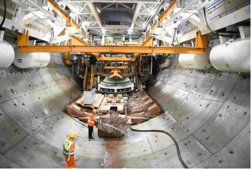 江西省在建最大直径盾构管片圆满完成