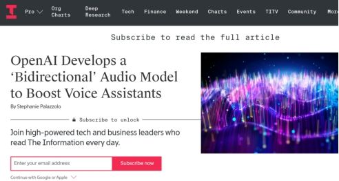 对话更 &ldquo;懂人&rdquo; ，OpenAI 双向语音模型正在研发中